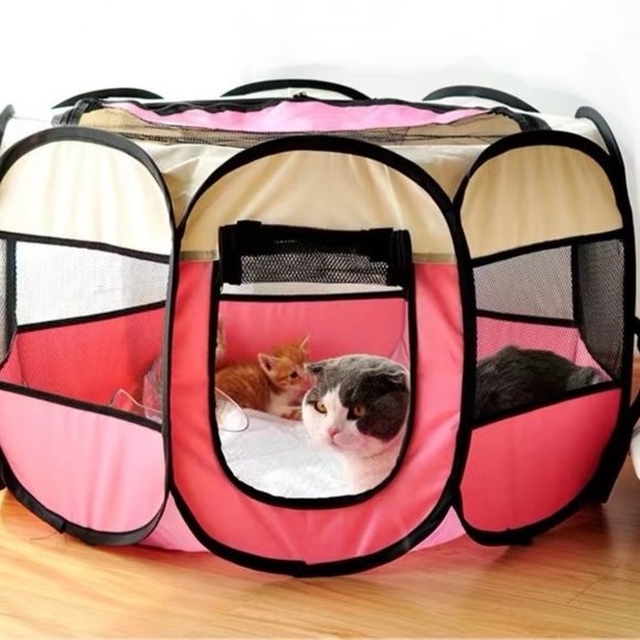 Large Dog Playpen Foldable & Portable Pet Exercise Tents for Small Pets Activity - Picture 11 of 11